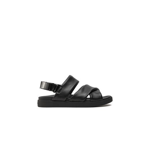 Calvin Klein Sandały Padded Criss Cross Sandal HM0HM01482 Czarny ze sklepu MODIVO w kategorii Sandały męskie - zdjęcie 173139095
