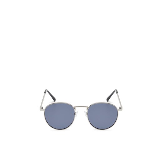 Cropp - Okulary przeciwsłoneczne w srebrnym kolorze - srebrny ze sklepu Cropp w kategorii Okulary przeciwsłoneczne męskie - zdjęcie 173139217