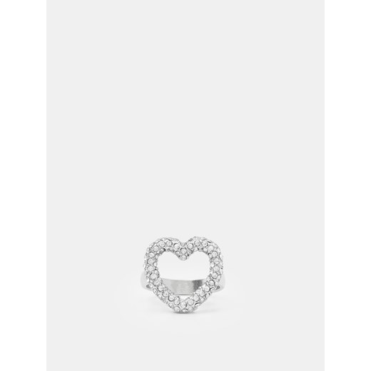 Mohito - Pierścionek serce - srebrny ze sklepu Mohito w kategorii Pierścionki - zdjęcie 173139455
