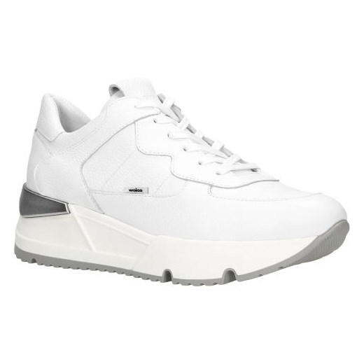 Wojas Białe Sneakersy Damskie Z Szarymi Elementami Wojas 40 okazja Wojas