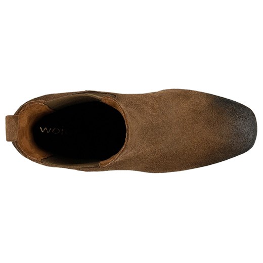 Wojas Brązowe Sztyblety Damskie Na Wysokim Słupku Wojas 39 Wojas