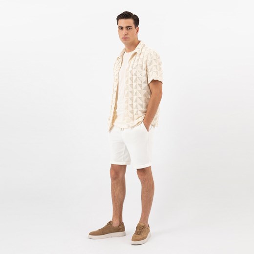 Wojas Beżowe Trampki Męskie Z Białą Podeszwą ze sklepu Wojas w kategorii Trampki męskie - zdjęcie 173146279