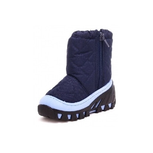 Śniegowce Bartek 4484-Dadw, Dla Chłopców, Granatowo-Niebieski 32 Wojas