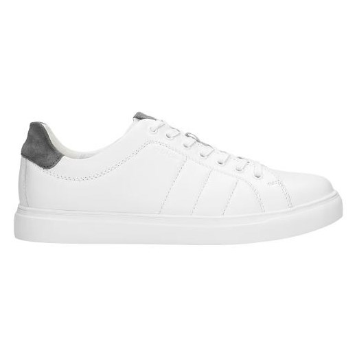 Wojas Białe Trampki Z Szarymi Wstawkami | Comfort Wojas 42 promocyjna cena Wojas