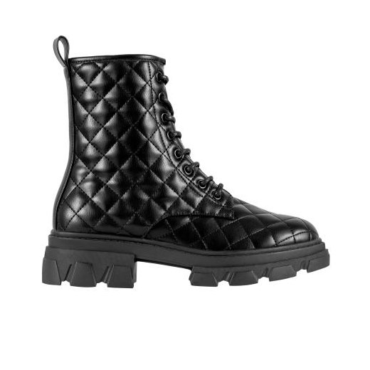 WJS Wjs Czarne Bikery Damskie Z Pikowaniem ze sklepu Wojas w kategorii Workery damskie - zdjęcie 173153046