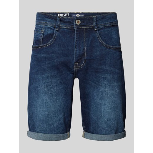 Szorty jeansowe o kroju regular fit z 5 kieszeniami model ‘BULLSEYE’ ze sklepu Peek&Cloppenburg  w kategorii Spodenki męskie - zdjęcie 173154588