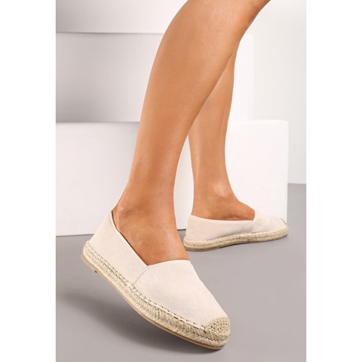 Beżowe Espadryle Aurinda ze sklepu renee.pl w kategorii Espadryle damskie - zdjęcie 173155006