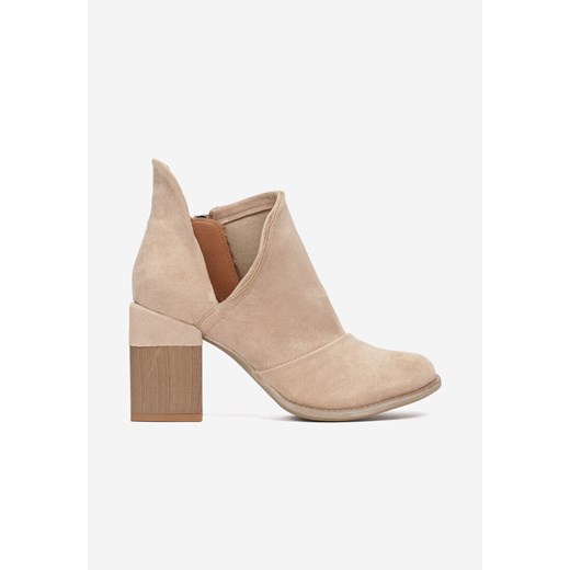 Beżowe Botki Dhysreia Renee 39 renee.pl