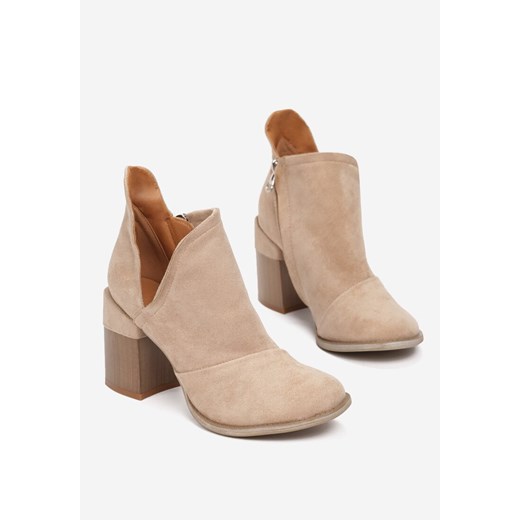 Beżowe Botki Dhysreia Renee 38 renee.pl