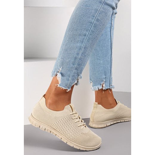 Beżowe Buty Sportowe Klymyllis Renee 41 renee.pl