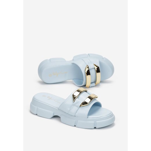 Niebieskie Klapki Nodbey Renee 38 renee.pl