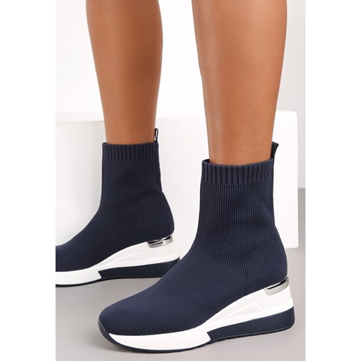 Granatowe Sneakersy Keiase ze sklepu renee.pl w kategorii Buty sportowe damskie - zdjęcie 173159256