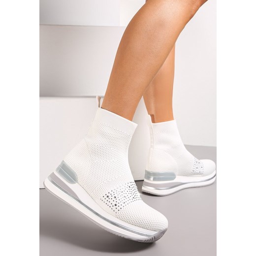 Białe Sneakersy Luvina ze sklepu renee.pl w kategorii Buty sportowe damskie - zdjęcie 173159605