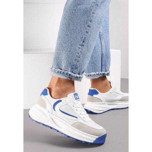 Biało-Niebieskie Sneakersy Flaherty ze sklepu renee.pl w kategorii Buty sportowe damskie - zdjęcie 173159838