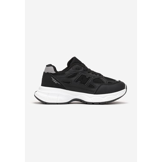 Czarne Sneakersy przed Kostkę na Grubej Podeszwie Sizen Renee 40 renee.pl