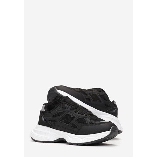 Czarne Sneakersy przed Kostkę na Grubej Podeszwie Sizen Renee 39 renee.pl