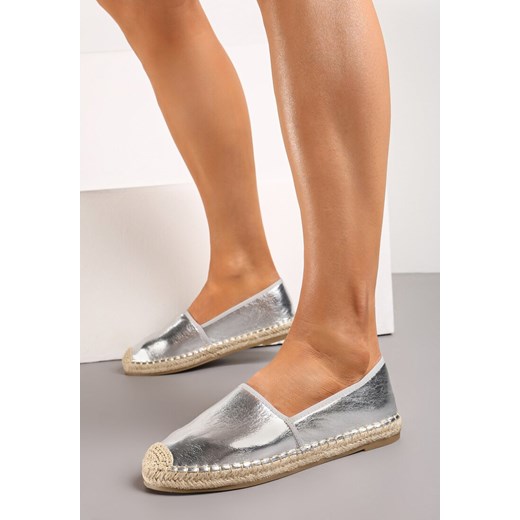 Srebrne Espadryle Aurinda Renee 40 renee.pl