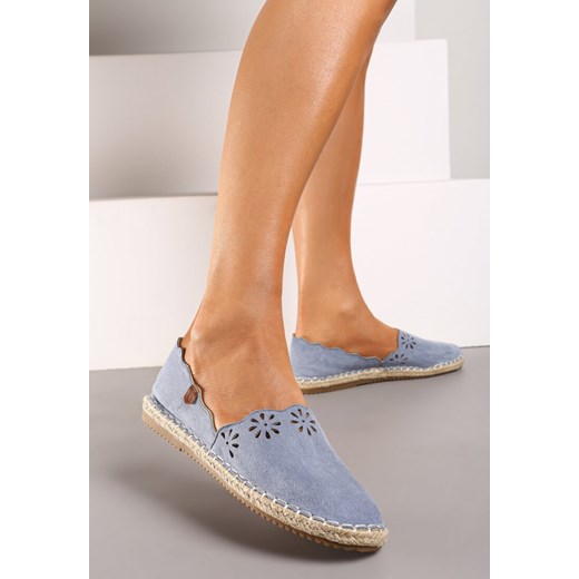 Niebieskie Espadryle Mooch ze sklepu renee.pl w kategorii Espadryle damskie - zdjęcie 173255625