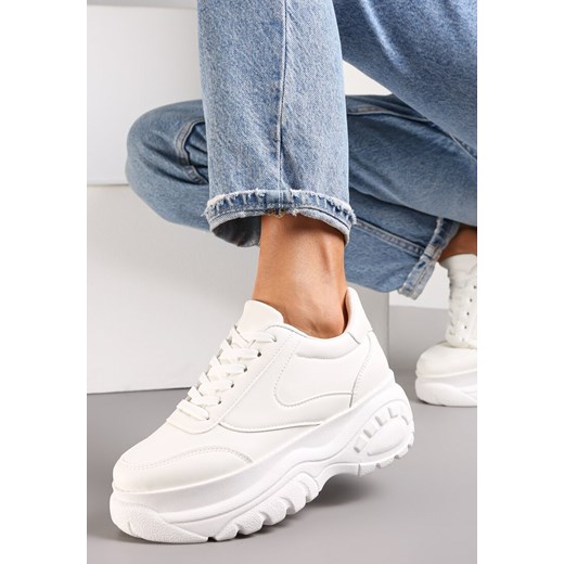 Białe Sneakersy Fair Crush ze sklepu renee.pl w kategorii Buty sportowe damskie - zdjęcie 173255936