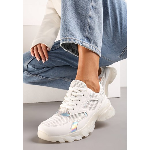 Białe Sneakersy Brethyse Renee 38 renee.pl