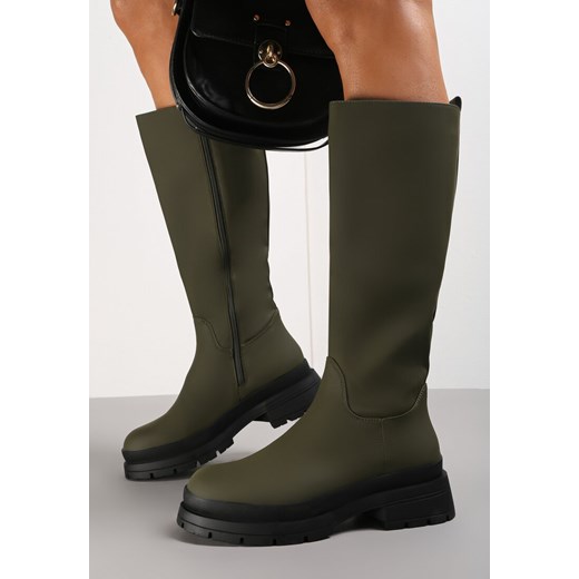 Zielone Kozaki Hekiolea Renee 40 renee.pl