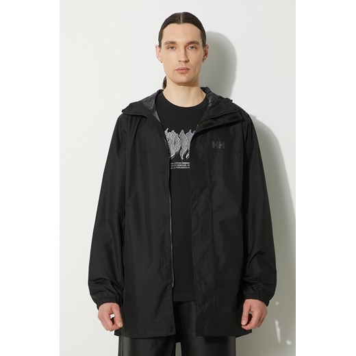 Helly Hansen kurtka przeciwdeszczowa Vancouver męska kolor czarny ze sklepu PRM w kategorii Kurtki męskie - zdjęcie 173257987