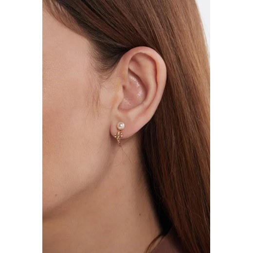 TORY BURCH Kolczyki Kira Pearl Chain Earring ze sklepu Gomez Fashion Store w kategorii Kolczyki - zdjęcie 173259105