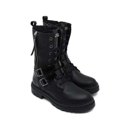 Karl Lagerfeld Kids Skórzane botki ANKLE 37 wyprzedaż Gomez Fashion Store