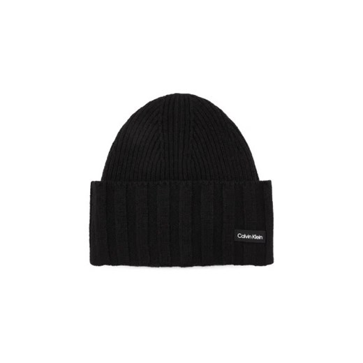 Calvin Klein Wełniana czapka ELEVATED RIB ze sklepu Gomez Fashion Store w kategorii Czapki zimowe męskie - zdjęcie 173262465