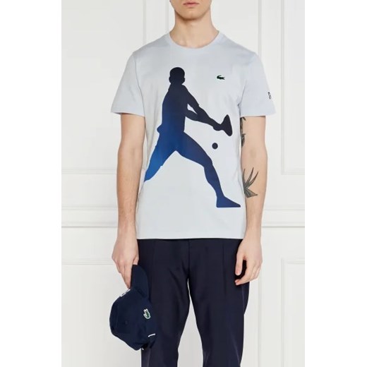 T-shirt męski Lacoste młodzieżowy z krótkimi rękawami 