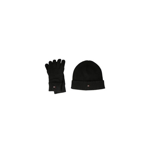 Tommy Hilfiger Czapka + rękawiczki | z dodatkiem kaszmiru ze sklepu Gomez Fashion Store w kategorii Czapki zimowe męskie - zdjęcie 173264106