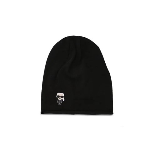 Karl Lagerfeld Wełniana czapka | z dodatkiem kaszmiru ze sklepu Gomez Fashion Store w kategorii Czapki zimowe męskie - zdjęcie 173264215