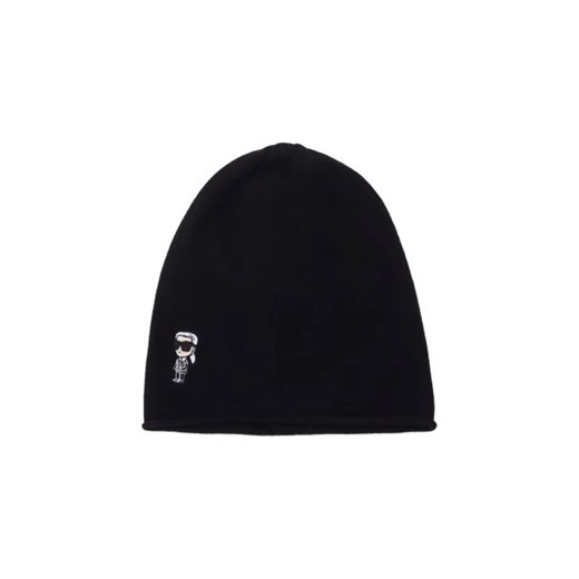 Karl Lagerfeld Wełniana czapka | z dodatkiem kaszmiru ze sklepu Gomez Fashion Store w kategorii Czapki zimowe męskie - zdjęcie 173265045