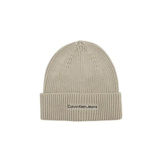 CALVIN KLEIN JEANS Czapka INSTITUTIONAL PATCH | z dodatkiem wełny One Size okazja Gomez Fashion Store