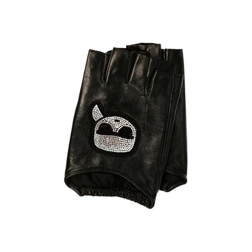 Karl Lagerfeld Skórzane rękawiczki K/Ikonik Rhinest ze sklepu Gomez Fashion Store w kategorii Rękawiczki damskie - zdjęcie 173266616