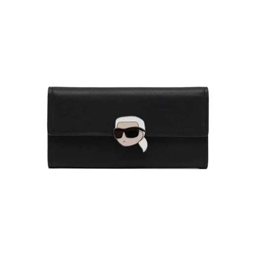 Karl Lagerfeld Skórzany portfel k/ikonik 2.0 Karl Lagerfeld One Size Gomez Fashion Store wyprzedaż
