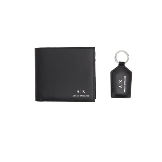 Armani Exchange Skórzany portfel + brelok ze sklepu Gomez Fashion Store w kategorii Portfele męskie - zdjęcie 173269639