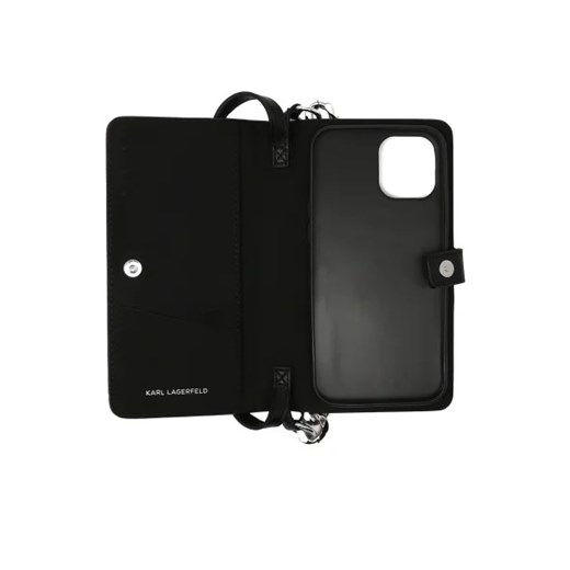 Karl Lagerfeld Etui na telefon IPHONE 12 PRO MAX | z dodatkiem skóry Karl Lagerfeld OS promocja Gomez Fashion Store