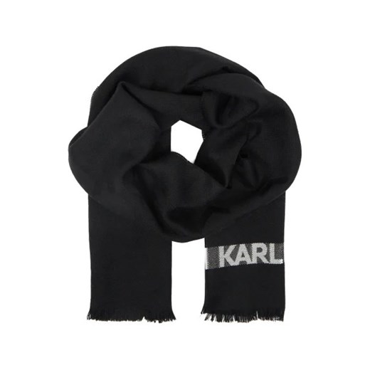 Karl Lagerfeld Szal | z dodatkiem wełny ze sklepu Gomez Fashion Store w kategorii Szaliki męskie - zdjęcie 173271767