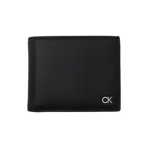 Calvin Klein Skórzany portfel METAL CK ze sklepu Gomez Fashion Store w kategorii Portfele męskie - zdjęcie 173271927