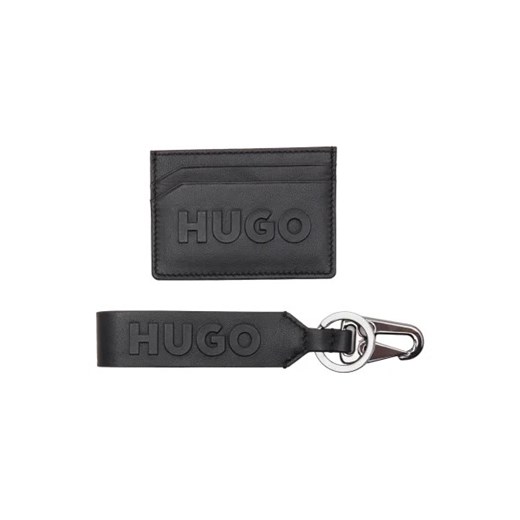 HUGO Skórzane etui na karty hold case ze sklepu Gomez Fashion Store w kategorii Etui - zdjęcie 173273995