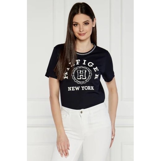 Tommy Hilfiger T-shirt REG VARSITY | Comfort fit ze sklepu Gomez Fashion Store w kategorii Bluzki damskie - zdjęcie 173275325
