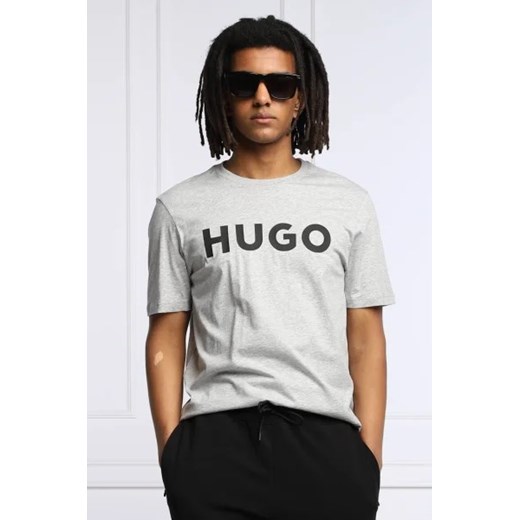 HUGO T-shirt Dulivio | Regular Fit ze sklepu Gomez Fashion Store w kategorii T-shirty męskie - zdjęcie 173275597