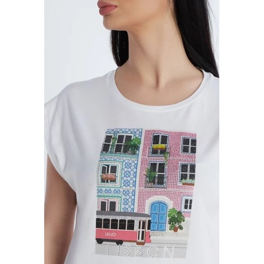 Liu Jo T-shirt | Regular Fit Liu Jo M okazja Gomez Fashion Store