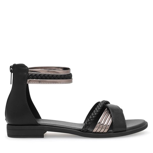 Sandały Clara Barson WS6112-05 Czarny ze sklepu eobuwie.pl w kategorii Sandały damskie - zdjęcie 173278426