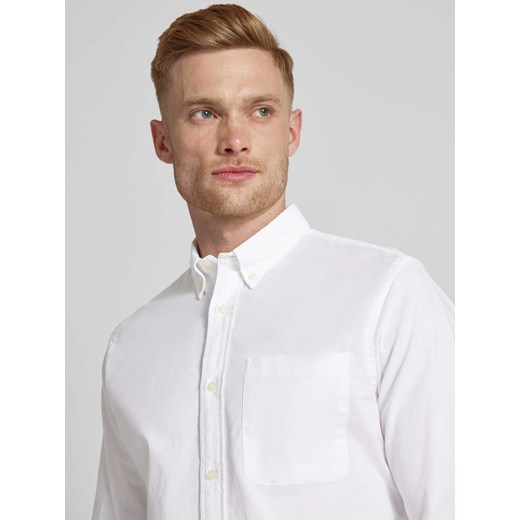 Koszula casualowa o kroju slim fit z kieszenią na piersi model ‘BROOK OXFORD’ L Peek&Cloppenburg 