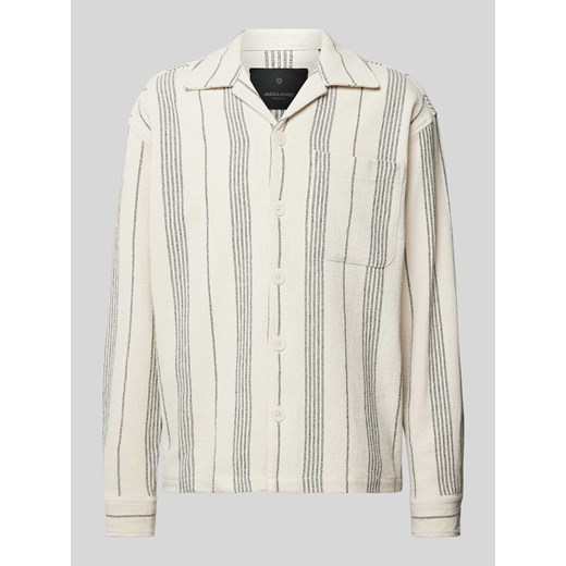 Koszula casualowa o kroju regular fit ze wzorem w paski model ‘BLAMANFRED’ ze sklepu Peek&Cloppenburg  w kategorii Koszule męskie - zdjęcie 173278748