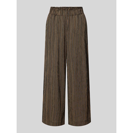 Kuloty o kroju regular fit ze wzorem w paski ze sklepu Peek&Cloppenburg  w kategorii Spodnie damskie - zdjęcie 173278755
