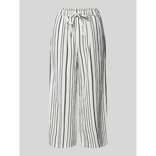 Spodnie materiałowe z fakturowanym wzorem model ‘THYRA’ ze sklepu Peek&Cloppenburg  w kategorii Spodnie damskie - zdjęcie 173278789