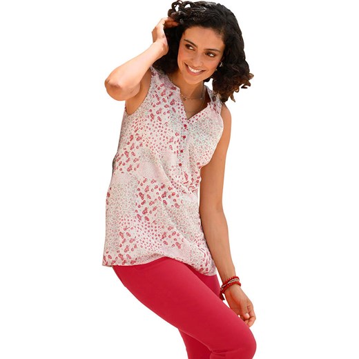 WITT WEIDEN Bluzka w kolorze beżowo-czerwonym ze sklepu Limango Polska w kategorii Bluzki damskie - zdjęcie 173279076